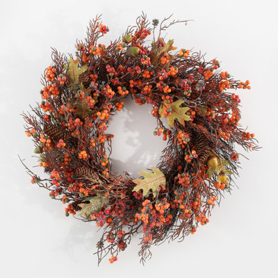 26" PVC & PE Blend Wreath