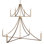 Elite 8 - Light Candle Style Tiered Chandelier