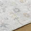 Theia Vintage Look Machine Woven Gray,Cream,Tan,Charcoal,LightBrown,SkyBlue Area Rug-1212910663