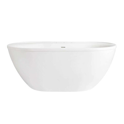60'' x 32.50'' Freestanding Soaking Acrylic Bathtub