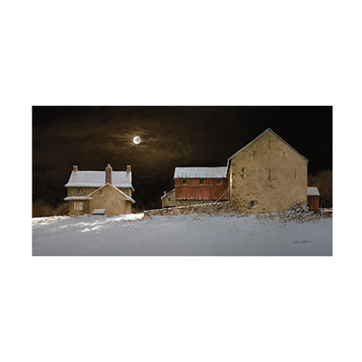 Ray Hendershot LAST SNOW Canvas Art
