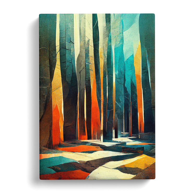 Abstract Forest No.6 - Wrapped Canvas, 76cm H x 50cm W x 3cm D