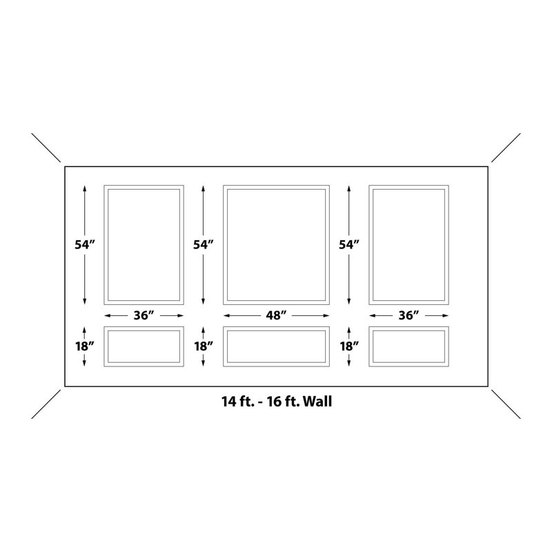 Ensemble de panneaux muraux préfabriqués Outwater, 14' - 16' 