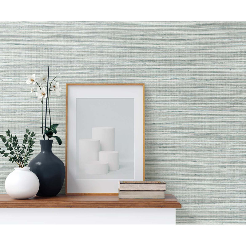 Tedlar Vinyl Matte Wallpaper Roll, Blue Mist