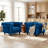 Gazim 42.52“ Wide Tufted Chesterfield Chair Accent Chair-1554709634