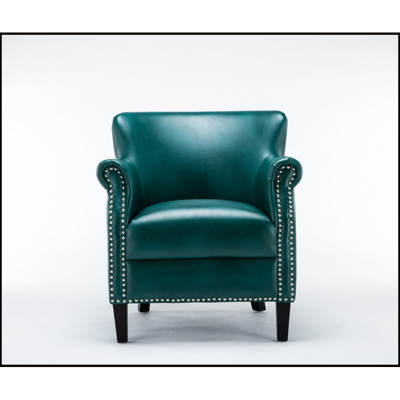Fauteuil club bleu sarcelle, Sarcelle