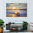 Sunset Over Beach Canvas Print-854090812