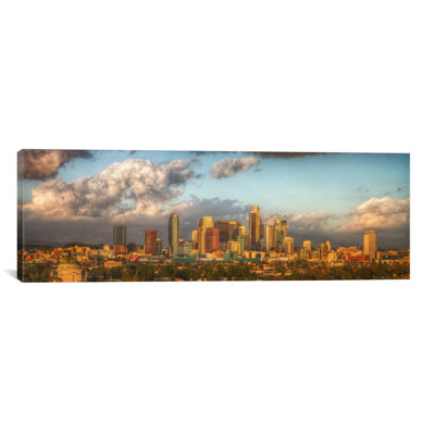 « los angeles horizon cityscape », reproduction de photo sur toile