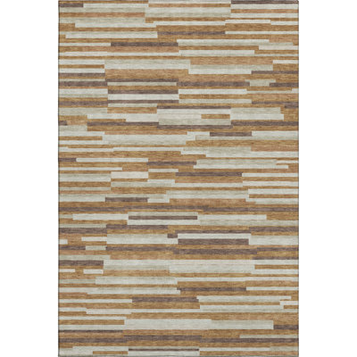 Premium Machine Washable Prisco Paprika Rug