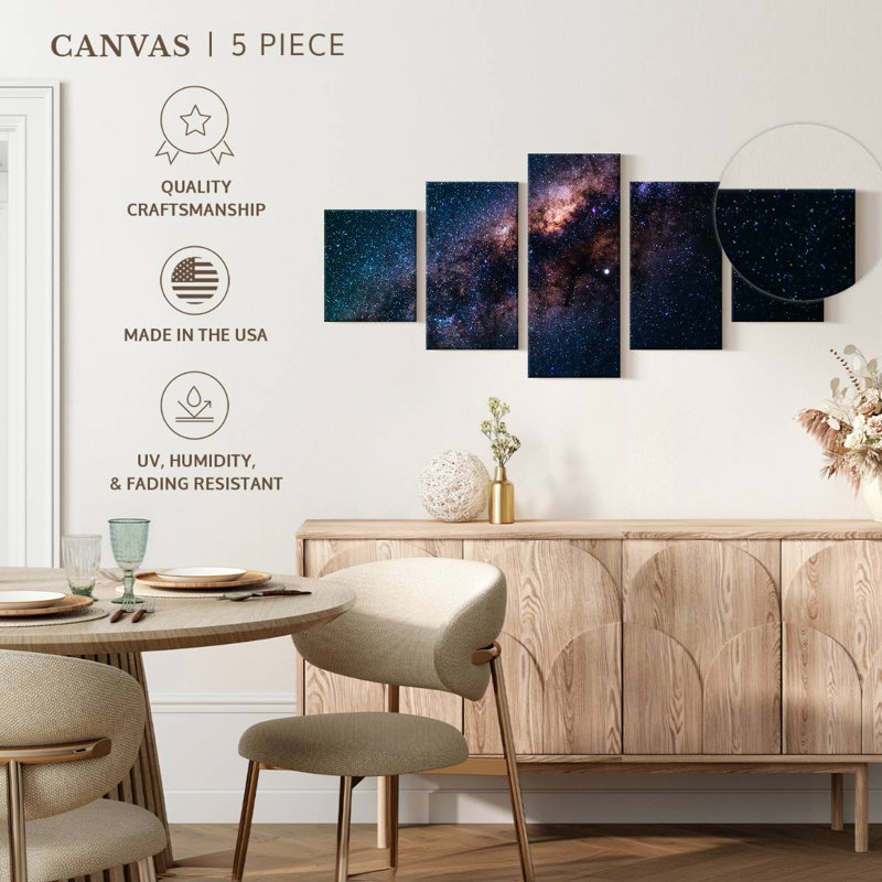  «Stars In Milky Way», H 36 po x l 80 po