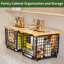 Wire Storage Basket For Kitchen Pantry,Stackable Kitchen Counter Organizers , Wire Organizing Bin For Produce Vegetable Potato And Onion-431699940