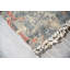 Tapis fait main abstrait zone grise