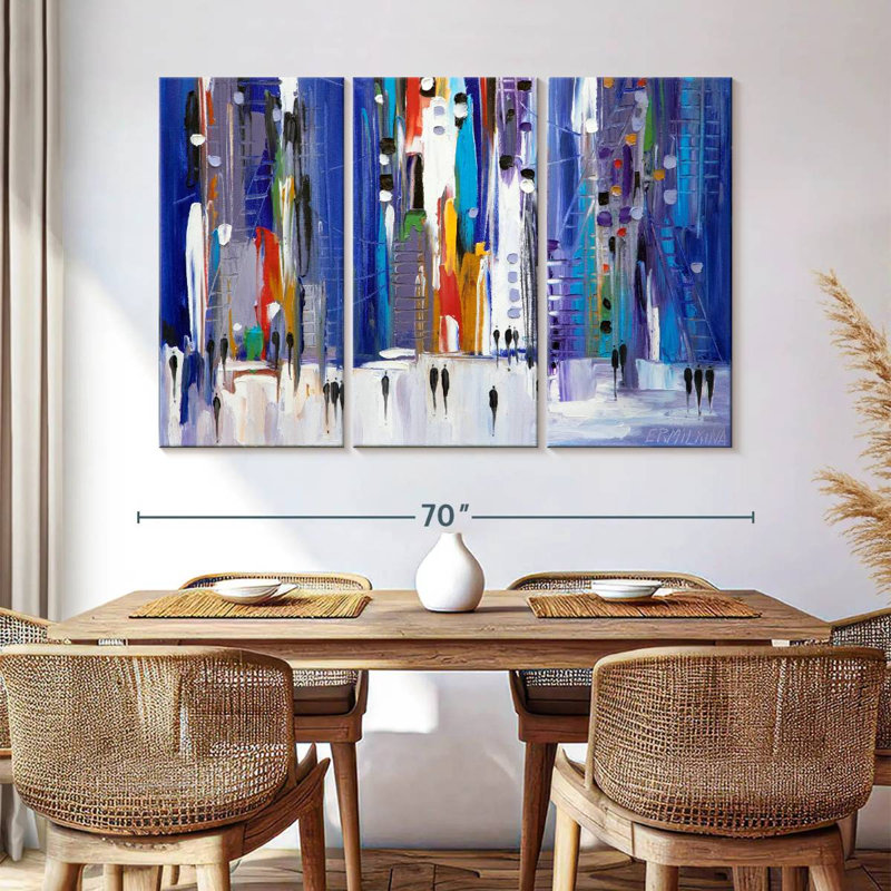 Avery Night City, 42" H x 65" W