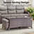 8-Piece Outdoor Wicker Patio Conversation Set With Swivel Chairs And Coffee Table-383497264-383497278