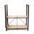 36'' Steel Standard Baker's Rack with Wooden Shelves-1136880206
