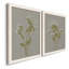 «White Field Flowers III», ensemble de 2 peintures sur toile encadrées-1136442674-1136442673