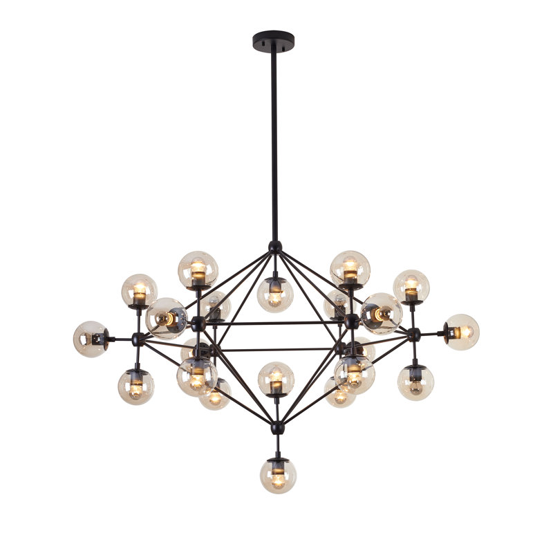 Lustre en verre 21 lumières Leib 