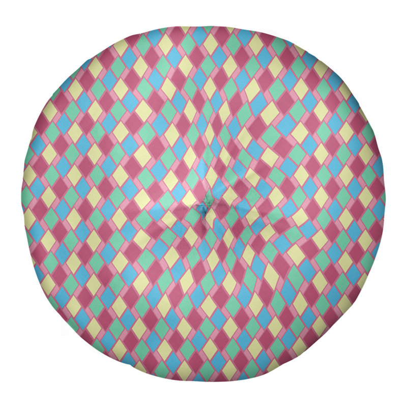 Coussin de sol Katelyn Elizabeth, 30 po x 30 po, Rose
