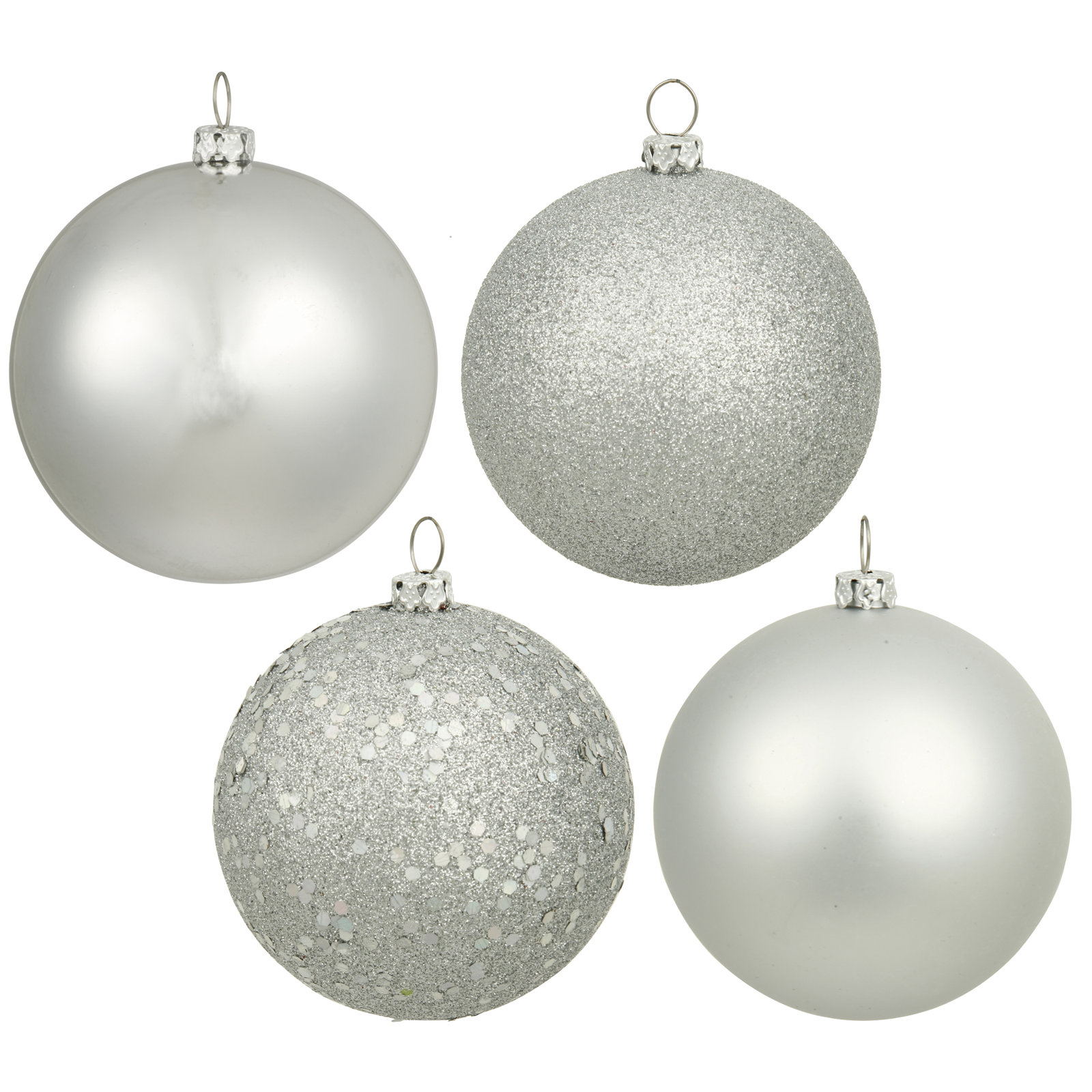 4" Bauble, Silver