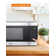 Commercial Chef 1.1 Cu Ft Microwave with 10 Power Levels, Stainless Steel