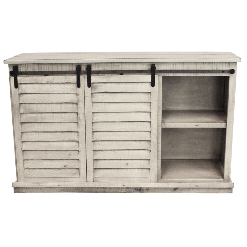 Bronn Media Console, Rustic Dela Verria