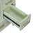 24.8" Modern Compact Bathroom Vanity with Ceramic Sink For Space-Saving Storage - Green-1111321746