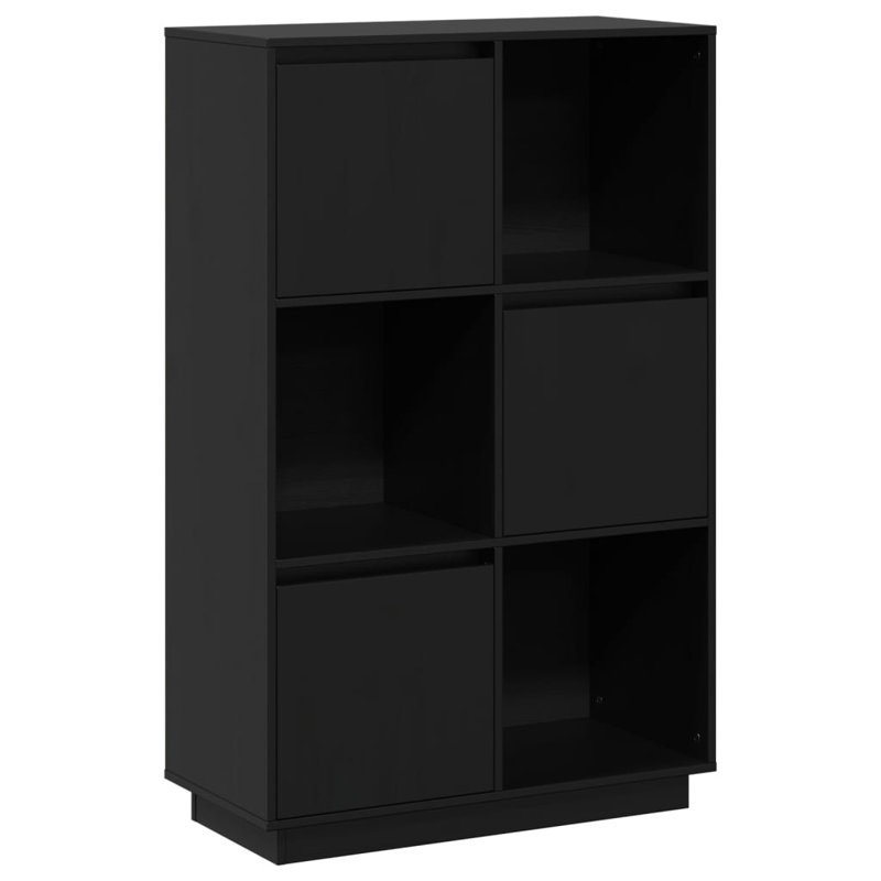 Preece 74cm Solid Wood Sideboard, Black