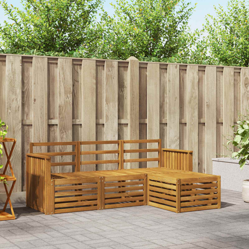 189.5cm Wide Patio Sectional Set