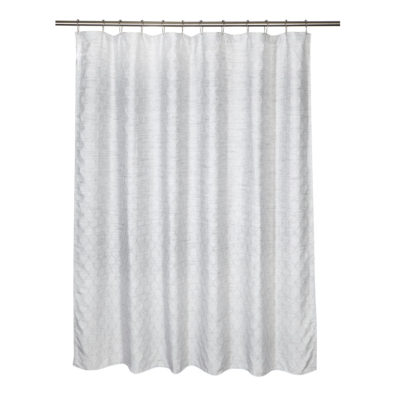 Rideau de douche simple, Gris