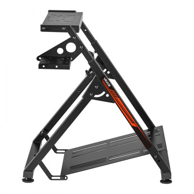 Support de volant de course, support de simulateur réglable et pliable pour Logitech G923 G920 G29 G27, Thrustmaster T300RS TX F458 T500RS T3PA-PRO (GP1 / GT), cockpit de jeu, simulateur de pédales NON inclus, compact