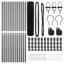 Euro Fence With 7 Posts Galvanised Steel-1314009037-1314009029