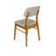 47cm H Boucle Upholstered Upholstered Back Parsons Chair in White-1697142731