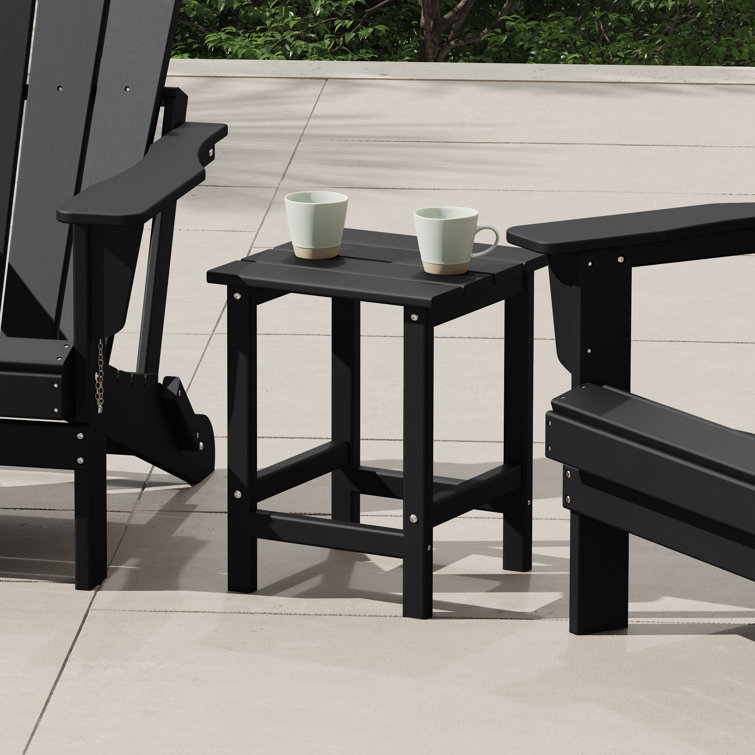 Shavon All Weather Adirondack Outdoor HDPE Side Table