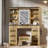 Farmhouse Vanity Desk Makeup Vanity Table Set-1793174803