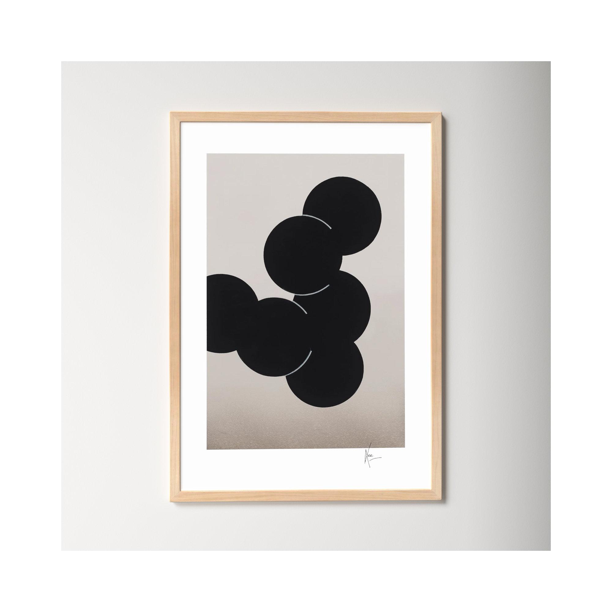 Orbit by Lee Lessem, Brown, 50" H x 35" W x 1.25" D