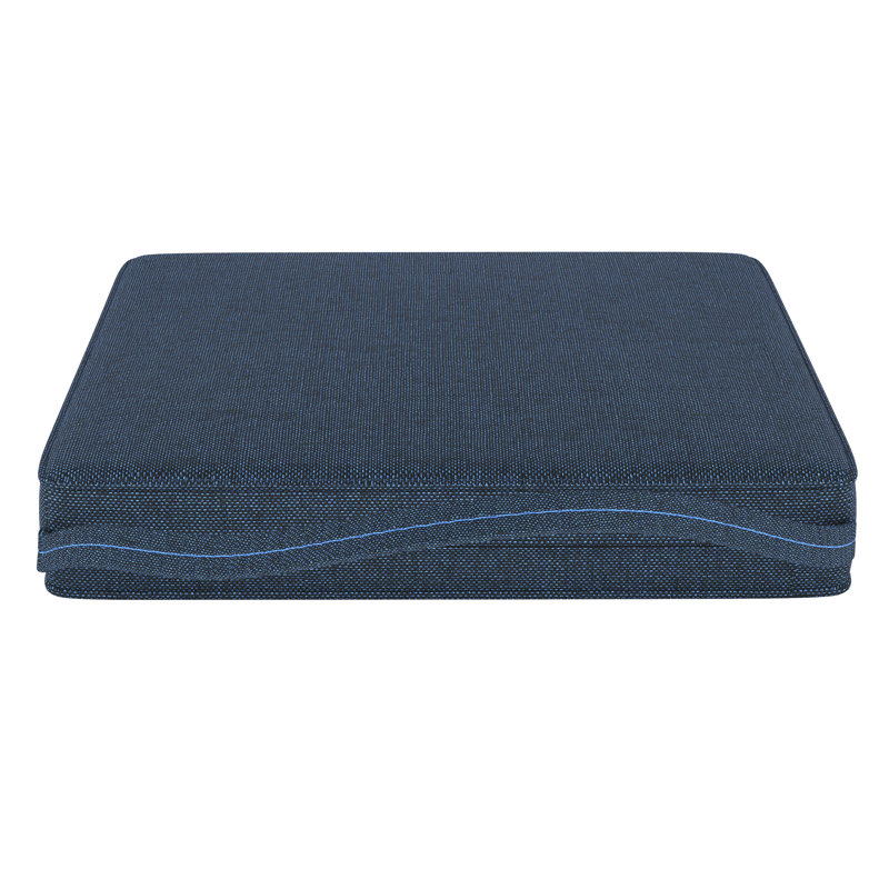 Dining ChairSeat Pad Replacement Cushion 17L x 17W x 3D, Spectrum Indigo