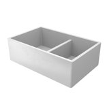 Farmhouse 33" L x 21" W Double Basin Farmhouse/Apron Kitchen Sink