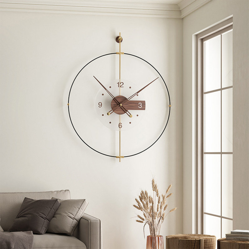 Horloges murales noires rondes