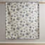 Courtepointe réversible en microfibre, bleu, avec motifs corail, coquillage bleu marine / taupe-119449070