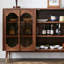 Modern minimalist dining ware storage cabinet