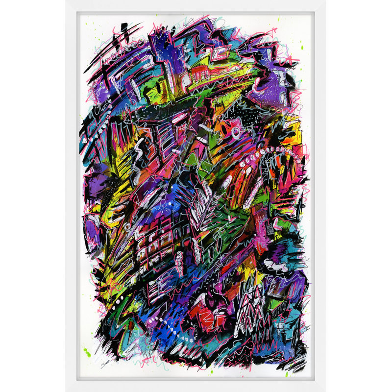 Sloane Kady - Single Picture Frame Painting, 61cm H x 41cm W x 3.81cm D