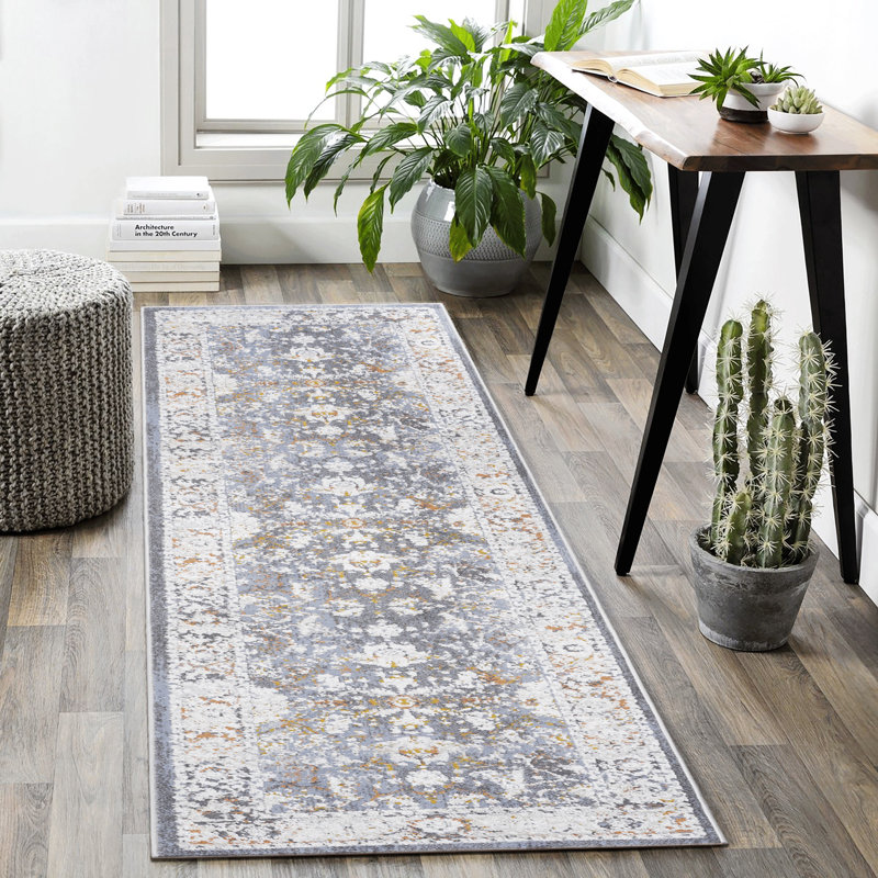Tapis bleu / traditionnel 2X8, Runner 2'2" x 8'