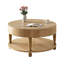 Table basse ronde avec rangement-320562134