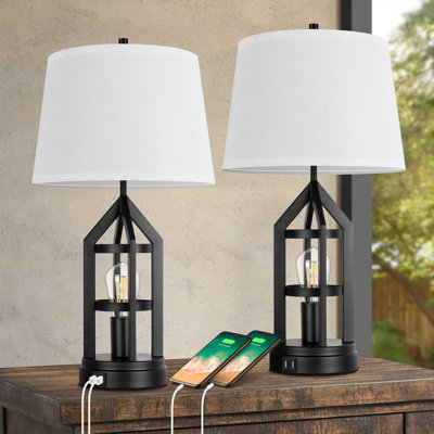 Metal USB Table Lamp