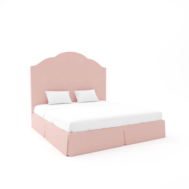 Columbia Bed, Queen, White, Maestro Ultra Performance Blush