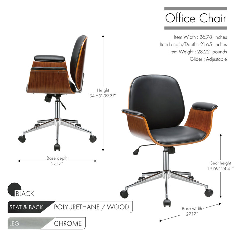 Siggers Task Chair, Black