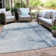 Machine Washable Indoor/Outdoor Xhevrie Sky Rug