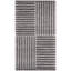 Tapis rayé en laine / coton tissé à la main Egremont-1801590842