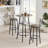 Upholstered Adjustable Height Counter Stool