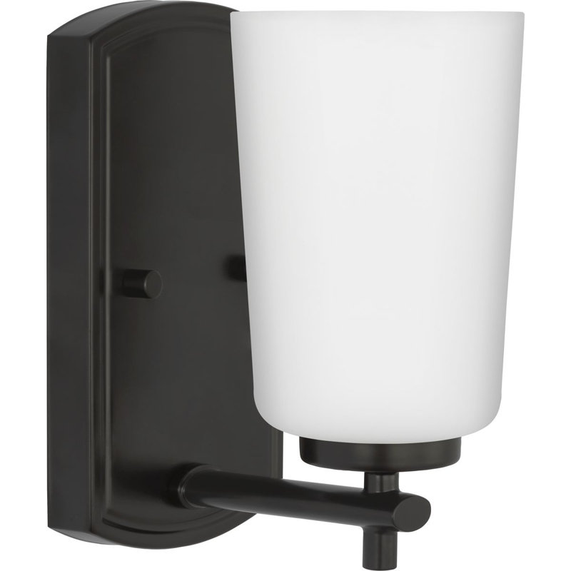 Cheria Dimmable Bath Sconce, Matte Black